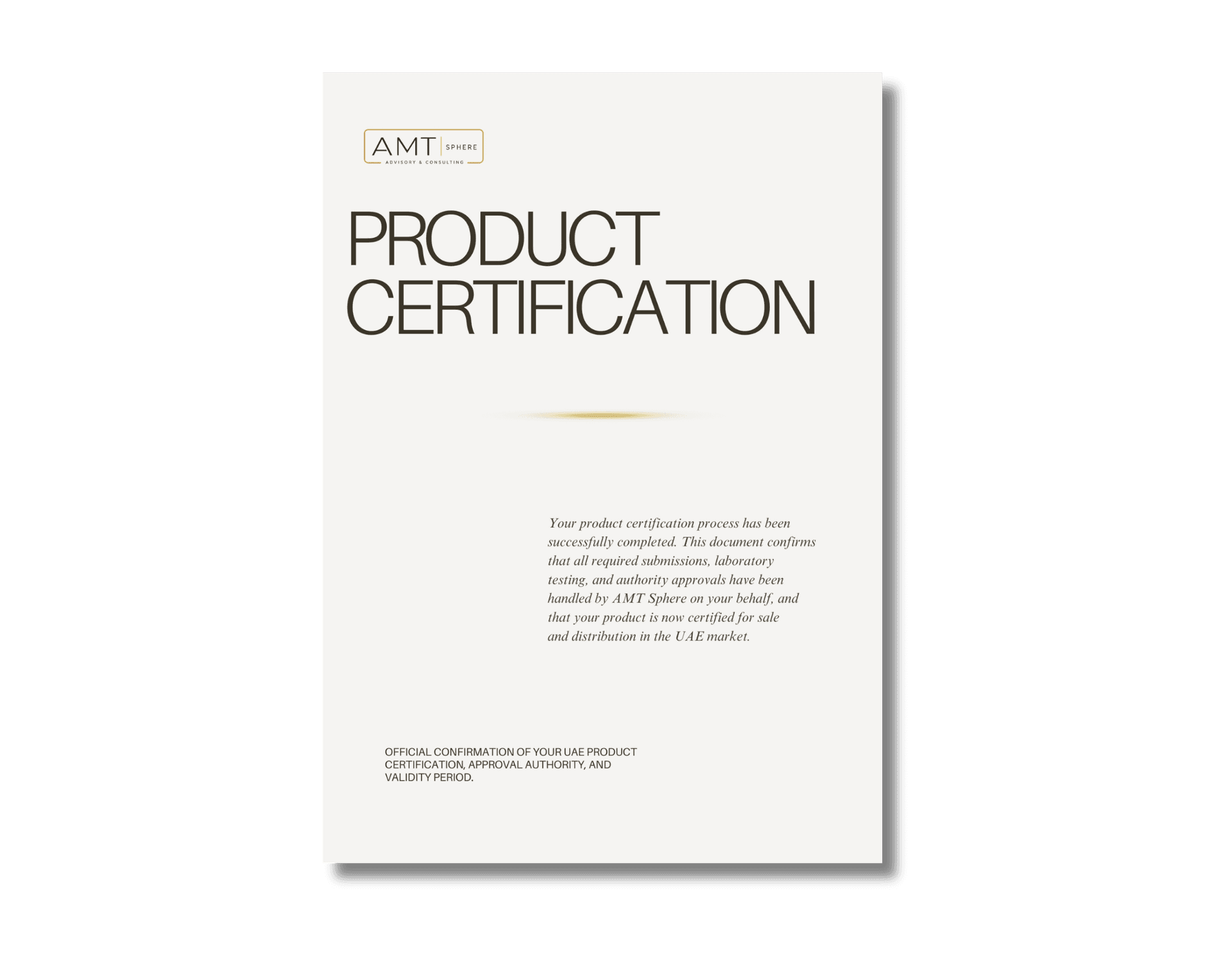 Product Certification service