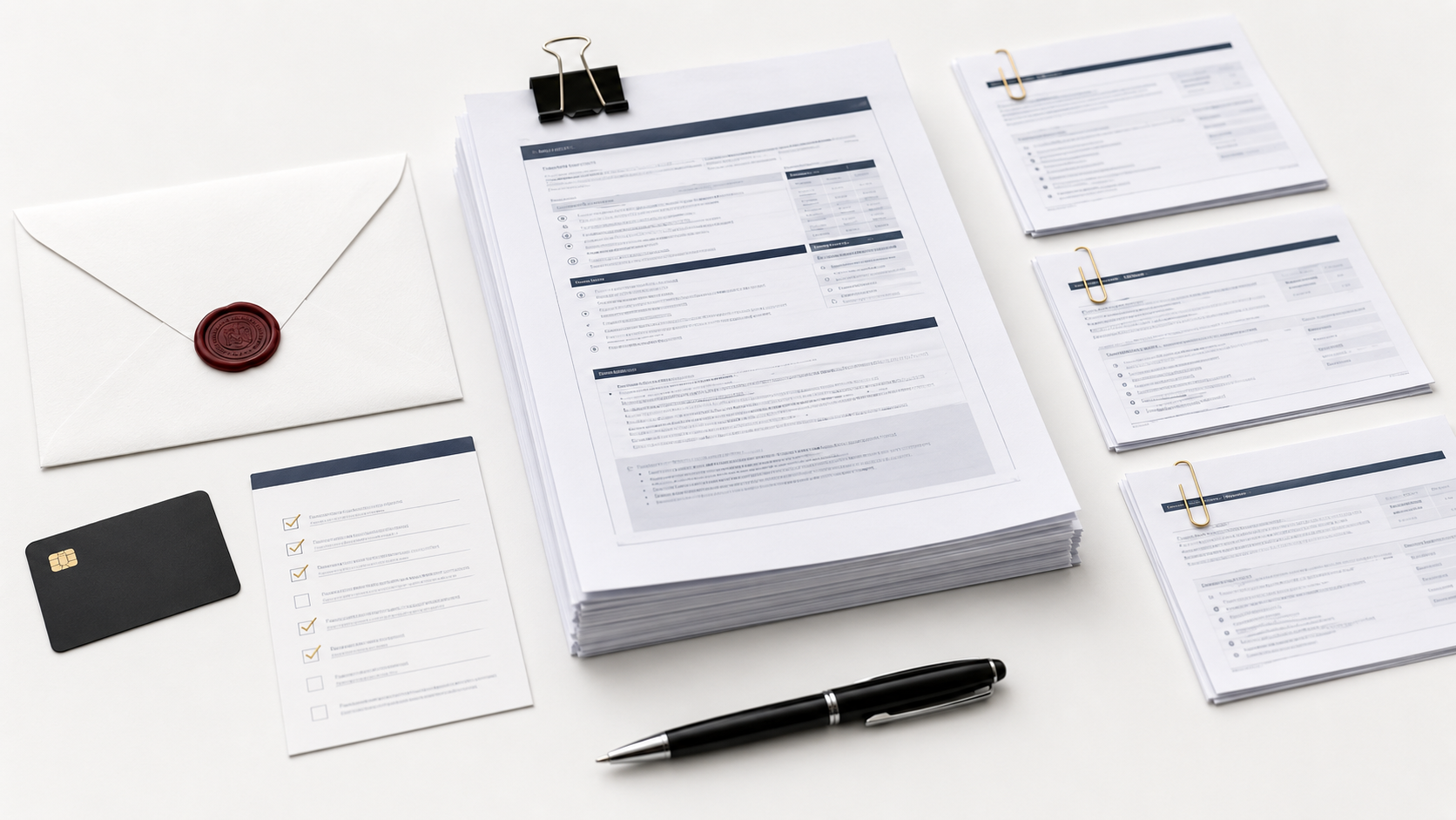 Corporate tax documents and audit files