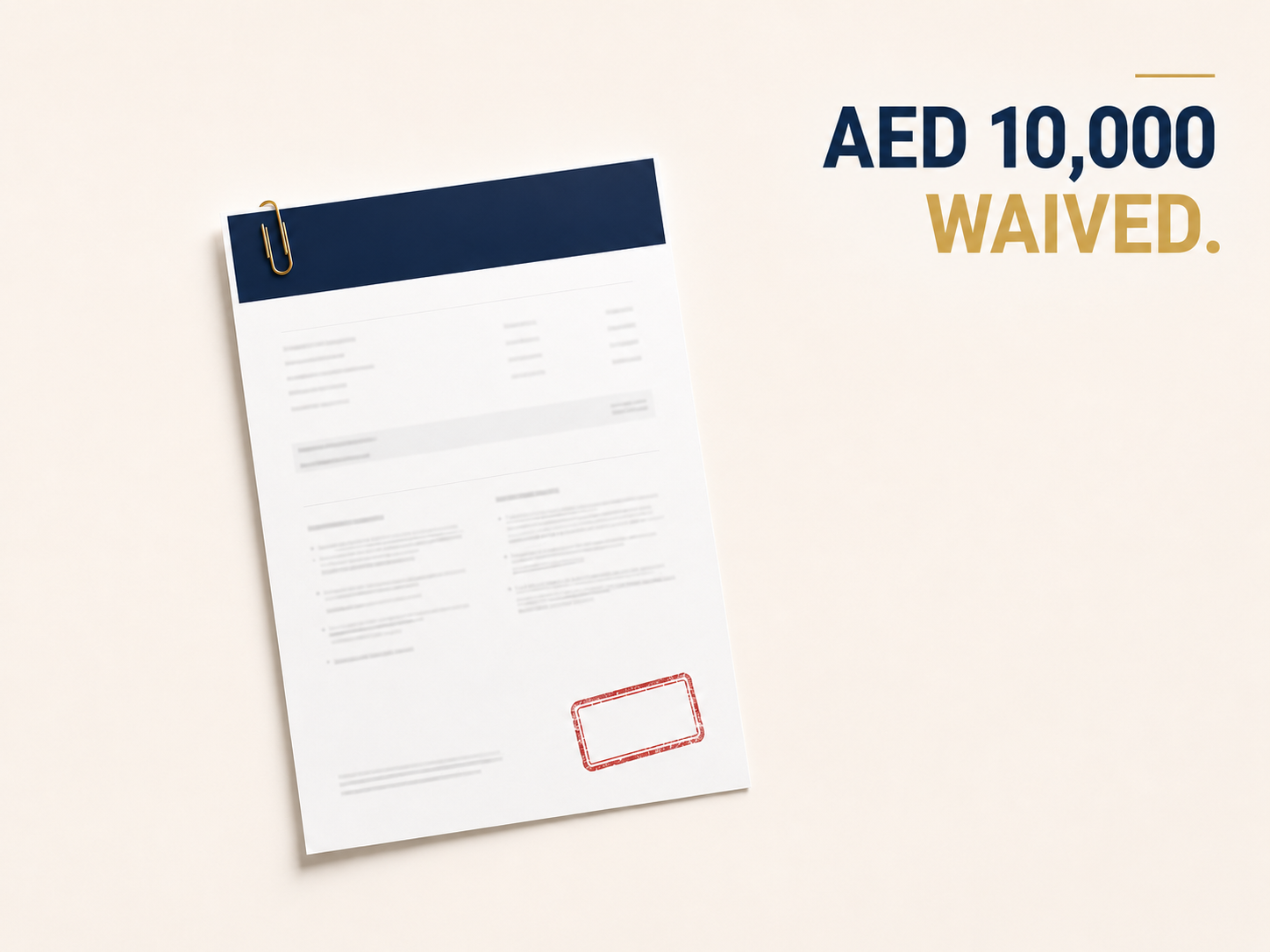 AED 10,000 Corporate Tax Penalty Waiver