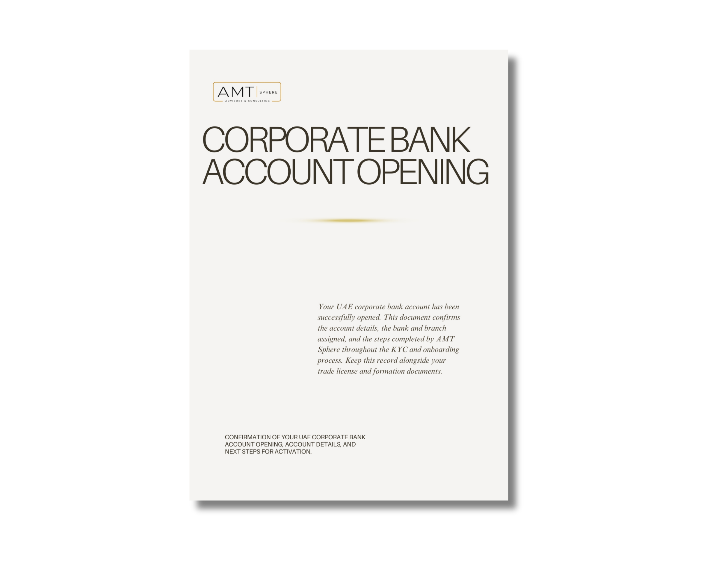 Corporate Bank Account